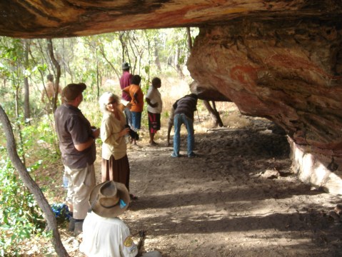 Visit to Mushroom Rock at Laura Cape York Visit to Mushroom Rock at Laura Cape York